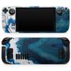 Design Skinz - Compatible with Steam Deck - Skin Decal Protective Scratch-Resistant Removable Vinyl Wrap Cover - Bright Blue Agate Slice view 1