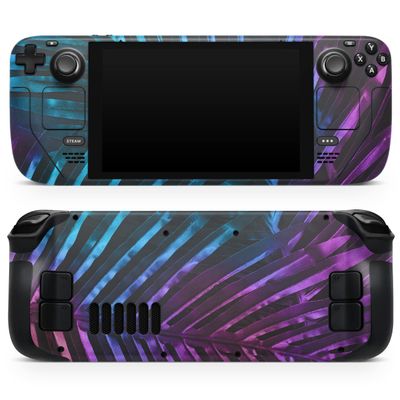 Design Skinz - Compatible with Steam Deck - Skin Decal Protective Scratch-Resistant Removable Vinyl Wrap Cover - Holographic Tropical