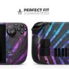 Design Skinz - Compatible with Steam Deck - Skin Decal Protective Scratch-Resistant Removable Vinyl Wrap Cover - Holographic Tropical view 2