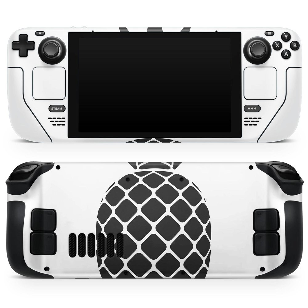 Design Skinz - Compatible with Steam Deck - Skin Decal Protective Scratch-Resistant Removable Vinyl Wrap Cover - Flat Pineapple