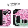 Design Skinz - Compatible with Steam Deck - Skin Decal Protective Scratch-Resistant Removable Vinyl Wrap Cover - Green and Pink Tribal v3 view 2