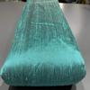 100% Pure Silk Dupioni Fabric sea Green x Black Color 54" with slubs*MM82[12] by The Yard view 4