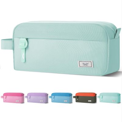 Mr. Pen- High Capacity Pencil Case, Large Pencil Pouch with 3 Compartments and 2 Pockets, Large Pencil Bag with Smooth Zipper, Cute Pencil Case Pouch Organizer, School Supplies for Teens