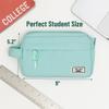 Mr. Pen- High Capacity Pencil Case, Large Pencil Pouch with 3 Compartments and 2 Pockets, Large Pencil Bag with Smooth Zipper, Cute Pencil Case Pouch Organizer, School Supplies for Teens view 3
