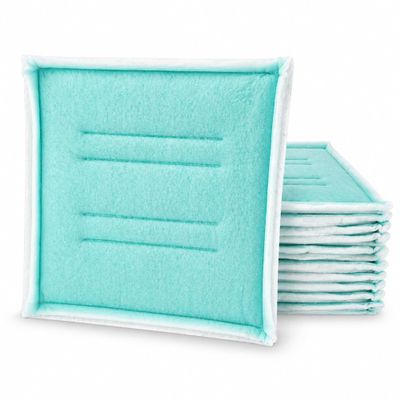 wioboy Paint Spray Booth Intake Filter Pad, 20" x 20" (24/case) Tacky Panel with Internal Wire Frame