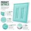 wioboy Paint Spray Booth Intake Filter Pad, 20" x 20" (24/case) Tacky Panel with Internal Wire Frame view 3