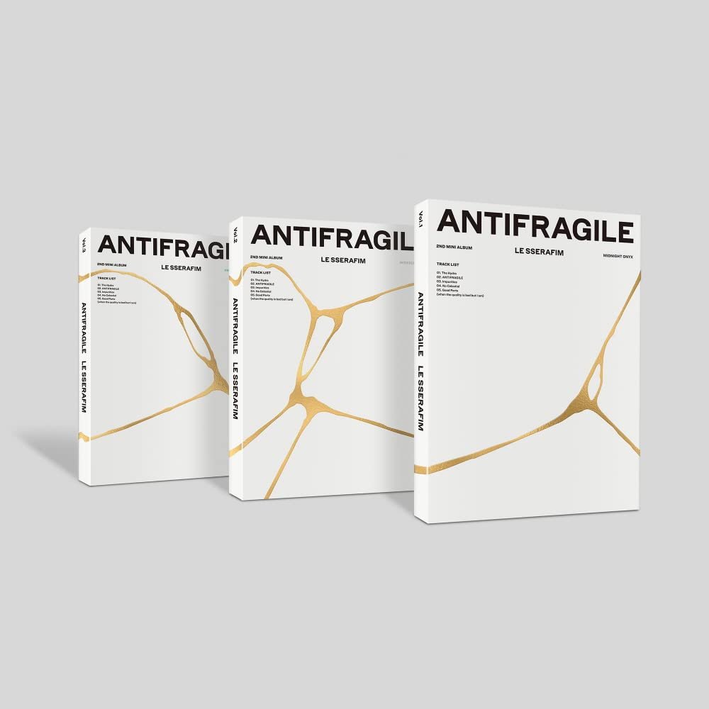 YG PLUS LE SSERAFIM - ANTIFRAGILE 2nd Mini Album+Free Gift (Vol.1+Vol.2+Vol.3 ver. Set) (SMK1348)