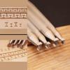 RUIQIN Leather Stamps, Leather Stamping Tools, Professional Leather Carving Tools, Leather Crafting Tools for Leather Working and Leathercraft (Full Set, 4pcs) view 2