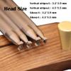 RUIQIN Leather Stamps, Leather Stamping Tools, Professional Leather Carving Tools, Leather Crafting Tools for Leather Working and Leathercraft (Full Set, 4pcs) view 3
