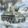 Uni-Model UUU72325 1/72 Soviet Army T-34/76 Tank, 1942 Model, Hex Turret, Equipped with Plastic Model view 1