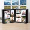 HoneyTolly Large Photo Album Self Adhesive 4x6 5x7 3x5 8.5x11 Scrapbook Magnetic Album DIY Scrap Book Length 13 x Width 12.8 (Inches) 120 Black Sticky Pages Linen Cover DIY Photo Album(Green) view 3