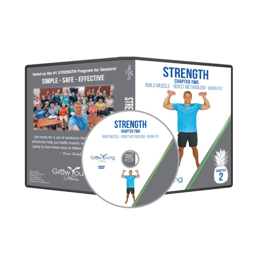 Grow Young Fitness Strength Exercises for Seniors - Low-Impact Senior Exercise DVD for Building Muscle and Burning Fat - Ch. 2 Workouts for Seniors