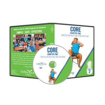Grow Young Fitness Core Exercises for Seniors - Low-Impact Senior Exercise DVD for Improved Posture and Reduced Back Pain - Ch. 2 Workouts for Seniors