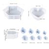 Cayway 7 PCS Silicone Molds for Resin - Large Square & Hexagon Deep Molds for Flowers Preservation, Home Decor view 2