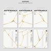 DREAMUS LE SSERAFIM 2nd Mini Album ANTIFRAGILE 3Ver SET (Gold, 7.4 x 9.84 inches, Modern, Music Album) view 2
