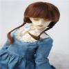 1/3 SD Mohair Doll Wigs JD018 8-9inch 21-23CM SD DOD Pretty Anne Double Braid BJD Hair Country Girl Wig Styles (L.t Brown) view 4