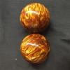 1 Pair Natural Resin Synthetic Golden Black Coral Sea Willow Beeswax Healing Handball Ball 50mm,Beeswax view 4
