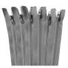 Bulk Separating Jacket 14-36 Inch Sports Zippers; Charcoal, 36" - 10 Zippers; Ideal for Coats, Sewing view 1
