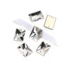 Crystal Clear 18x25mm Rectangle Glass Flat Back Strass Sew On Rhinestone Glitter Gems Stones Rhinestones for Sewing Fabric Clothes view 4