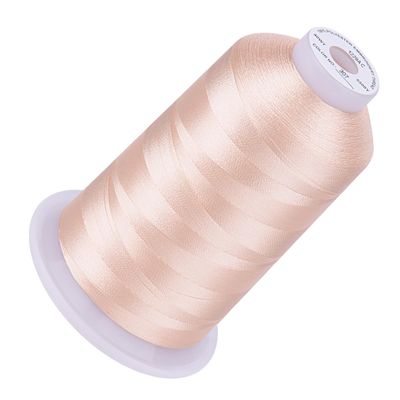 Simthread 5500Yds Embroidery Thread 5000M, 40WT 100% Polyester Machine Embroidery Thread, High-Yardage Spool for Brother, Singer, Janome, Babylock, Husqvarna Machines, Linen 307