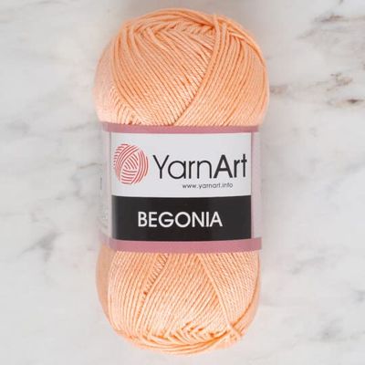 Yarnart Begonia, 100% Mercerized Cotton, 1.76 Oz (50g) / 185 Yrds (169m) Fine Sport: 2, amigurumi Yarn, Summer Yarn (6322)