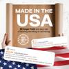 Brown Kraft Paper Roll 48" x 2160" (180 feet), Pack of 6 - USA-Made Brown Wrapping Paper 30lb Thickness for Packing, Moving, Shipping, Crafts/Arts - 100% Recycled Natural Material by IDL Packaging view 3