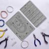 VICASKY 4pcs Bead Design Trays Measurement Board Jewelry Making Storage Box for Bracelets Necklaces Beading Supplies Organizer for Jewelry Craft view 3