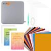 HTVRONT Automatic Heat Press Accessories - 52 Pcs Heat Press Supplies for Intelligent Press Machine, All-in-One Starter Kit, Include Heat Transfer Material & Tools view 1