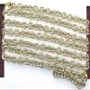 4x3 4mm x 3mm Three Foot Oval Gold Plated Chain TFC20 view 1