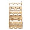 DIY Paint Bottle Brush Rack Epoxy Tool Multilayer Wood Organiser Storage Display Stand (13 Holes 35mm) view 1