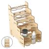 DIY Paint Bottle Brush Rack Epoxy Tool Multilayer Wood Organiser Storage Display Stand (13 Holes 35mm) view 3