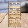 DIY Paint Bottle Brush Rack Epoxy Tool Multilayer Wood Organiser Storage Display Stand (13 Holes 35mm) view 4
