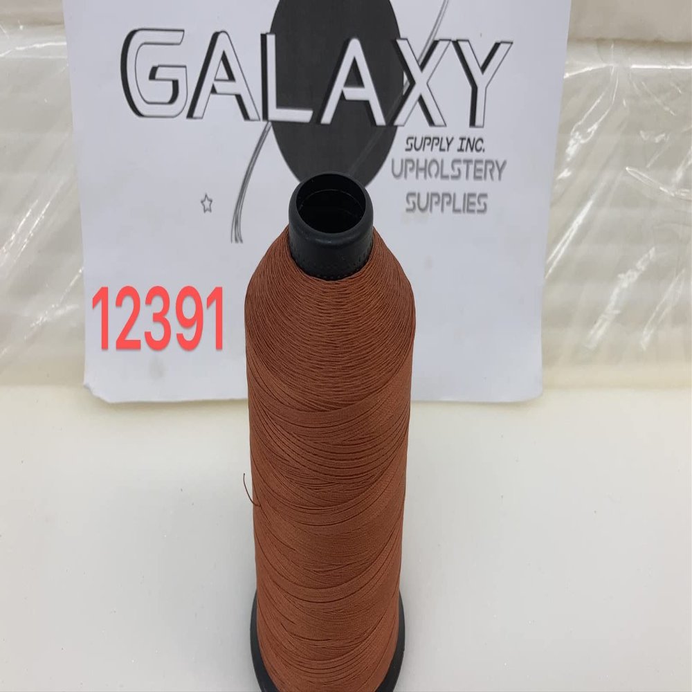69 Upholstery Thread Tex 70 Bonded Nylon 8 oz. Made in The U.S.A. Sold by 4 Spools Free with Four Pieces Galaxy Supply 5" Seam Ripper. (Chinese Rust 12391)