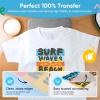 NGOODIEZ DTF Transfer Film Sheets A4 8.5" x 11" 100 Sheets - Premium DTF Paper for DTF Printer - Double-Sided Glossy, 5-Layer Coating for T-Shirt Heat Transfer - DTF Transfer Sheets view 3