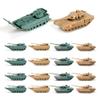 ViiKONDO 1/144 Scale Toy Tank Model Kit Military Vehicle Russian T-14 Armata vs China ZTD-05 Army Assembly Tabletop Wargame Diorama Hobby Building 16PCS view 1