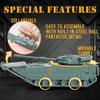 ViiKONDO 1/144 Scale Toy Tank Model Kit Military Vehicle Russian T-14 Armata vs China ZTD-05 Army Assembly Tabletop Wargame Diorama Hobby Building 16PCS view 4