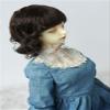 Jusuns Doll Wig JD260 8-9inch 21-23cm 1/3 Slight Lady Curls Synthetic Mohair BJD Wigs SD DOD Doll Accessories (Coffce Black) view 2