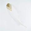 Zamihalaa - Gold Dipped Natural White Feathers for Crafts DIY Decor Feathers for Crafts Wedding Feathers for Jewelry Making Plumes view 4