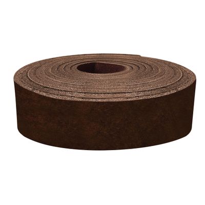 ELW 5-6 oz (2-2.4mm) Latigo Leather Belt Grade Straps | Size: 1"x50" (2.5x127cm) | Brown | Full Grain Cowhide, Heavy Duty Holsters, Sheathes, Harness, Saddle, Guitar Straps, Crafts