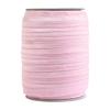 Bristlegrass Shiny Fold Over Elastic Band for Sewing 5/8" 15mm FOE Roll Spool Stretchy Ribbon for Hair Tie Headband Dress DIY Sewing Trim (B-5/8 Inch x 50 Yards,Rose Pink) view 1