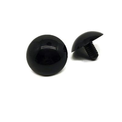 Safety Black Eyes for Amigurumi Toys Big Size Eyes for Teddy Bear Doll DIY Accessories Plastic Animal Eyes (Size: 30mm-20pcs)