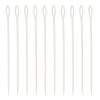 HARFINGTON 20pcs Plastic Sewing Needles, 15cm Length Large Eye Blunt Needles Learning Needles for Sewing Handmade Crafts DIY Notions Stitching, White view 1