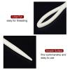 HARFINGTON 20pcs Plastic Sewing Needles, 15cm Length Large Eye Blunt Needles Learning Needles for Sewing Handmade Crafts DIY Notions Stitching, White view 4