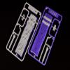(PLUM) P.M Office A PP150 Non-Scale Plastic Act Option Series 10 Double Shield 4 Clear Purple Plastic Model view 3