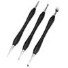 Yothfly 3PCS Leather Craft Styling Grooving, Leather Embossing Spoon Styling Engraving Kit for Leather Pressing/Edged view 1