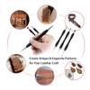 Yothfly 3PCS Leather Craft Styling Grooving, Leather Embossing Spoon Styling Engraving Kit for Leather Pressing/Edged view 2