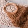Macrame Cord 2mm x 220Yards (656Feet), Natural Cotton Macrame Rope - 2 Strands Twisted Macrame Cotton Cord for Wall Hanging, Plant Hangers, Crafts, Gift Wrapping and Wedding Decorations, Caramel view 2