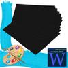 11x14 Black Canvas Boards for Painting Bulk 12 Pack.Paint Canvases for Painting Art.Artist Blank Canvases for Painting 11x14 Canvas Panels.Quality Acid Free Primed Canvas Boards for Acrylic,Oil etc view 4