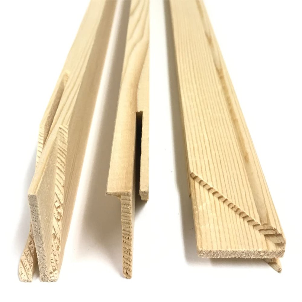 Canvas Stretcher Bars 18" 2 PK 0.75" Canvas Stretcher Frames, Extra Large Stretcher Bars for Canvas Paintings,Prints. Solid Wood Frame for Canvas Stretching Custom Size 6-84", Quality Kiln Dried Pine