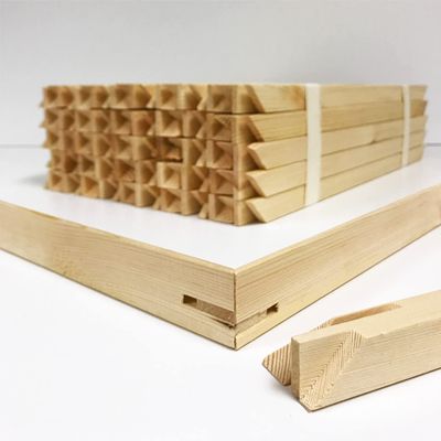 Canvas Stretcher Bars 46" 50 Pk 1.5" Heavy Duty Canvas Stretcher Frames, Extra Large Stretcher Bars for Canvas Paintings,Prints.Solid Wood Frame for Canvas Stretching Custom Size 6-96",Kiln Dried Pine